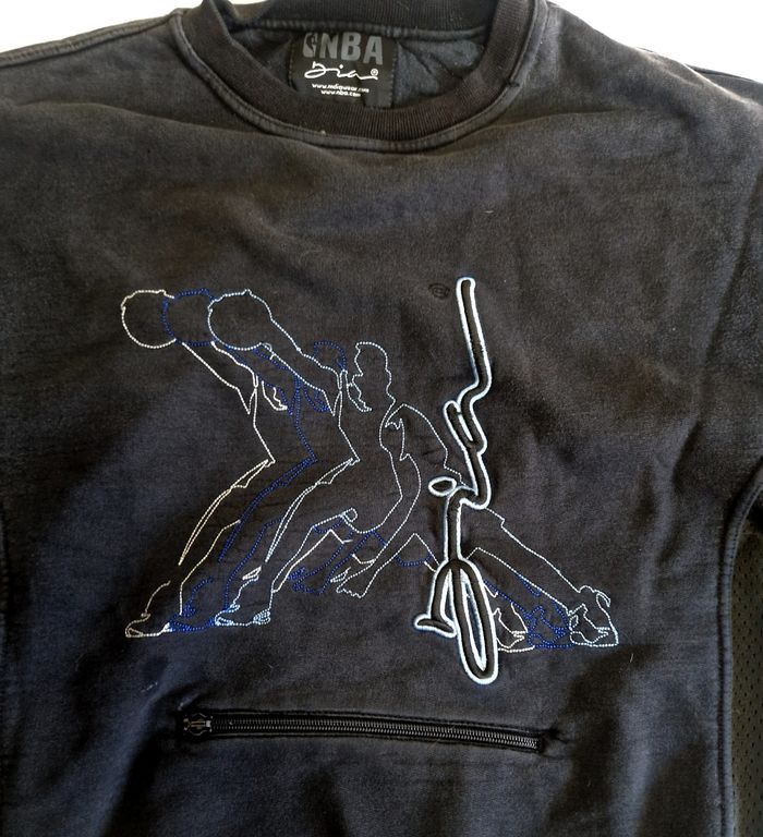 Sweat basketball NBA x Dia homme , vintage , taille M - photo numéro 2