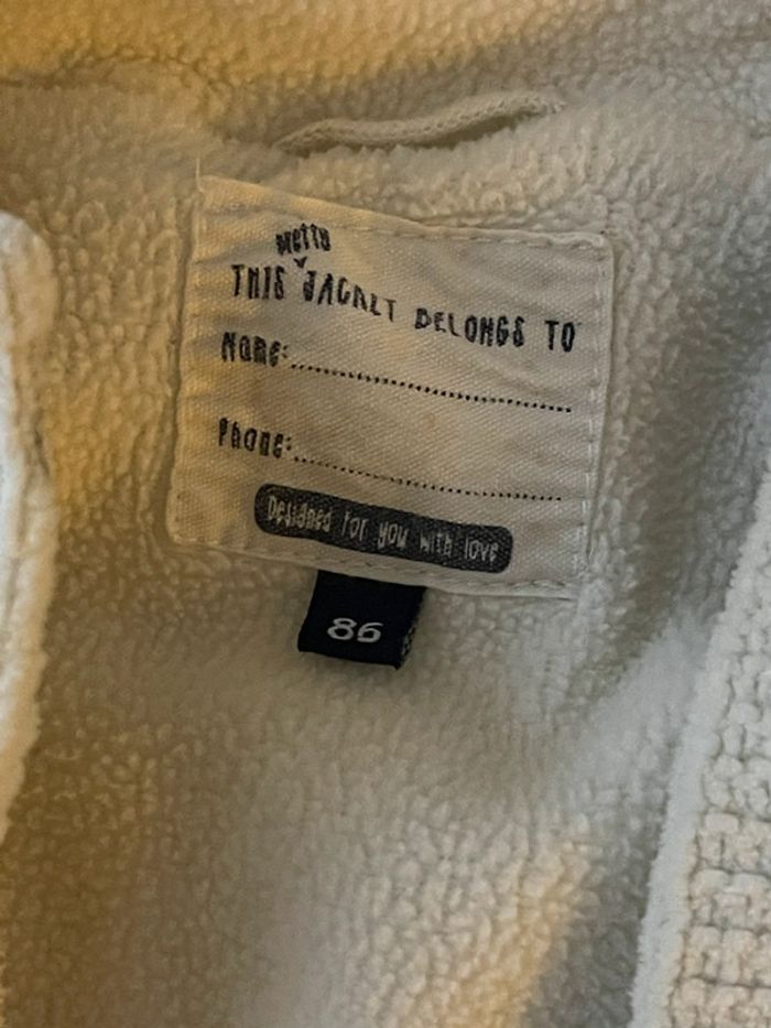 Manteau hiver ecru 12 - 18 mois - photo numéro 3