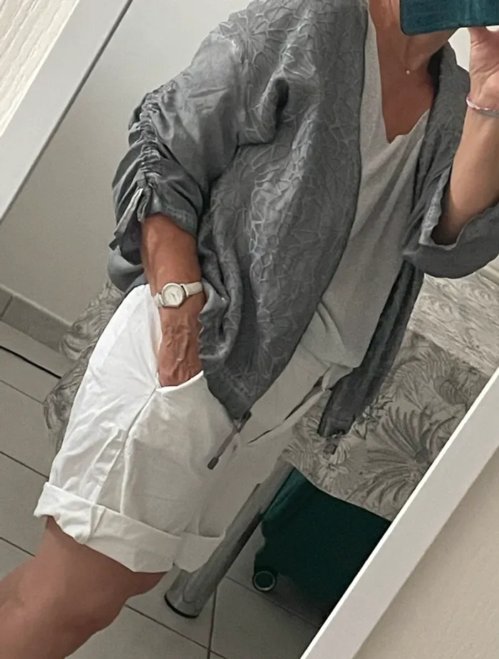 Bomber gris perle - photo numéro 2