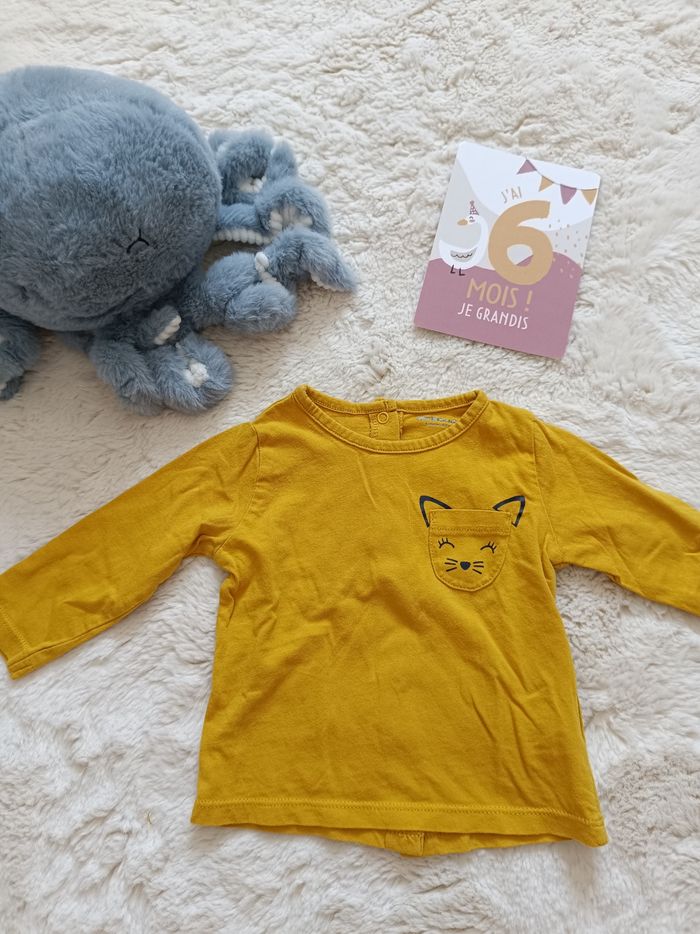 Tee shirt  6 mois Vertbaudet