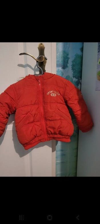 Manteau + veste sans manche garçon 18 mois