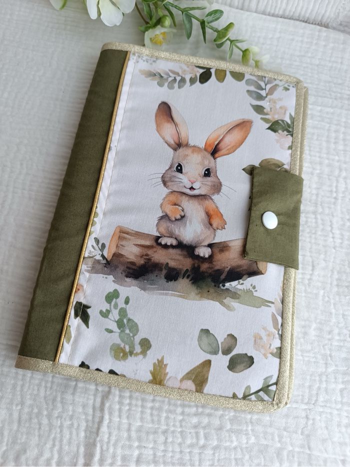 Protège carnet de santé lapin hérisson
