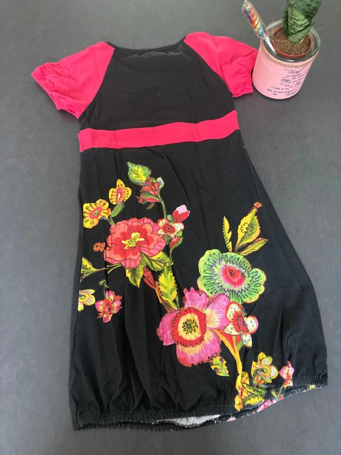 Desigual robe enfant fille vêtement taille 9 10 ans - photo numéro 4