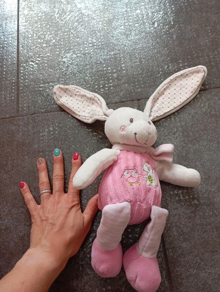 Peluche lapin doudou - photo numéro 2