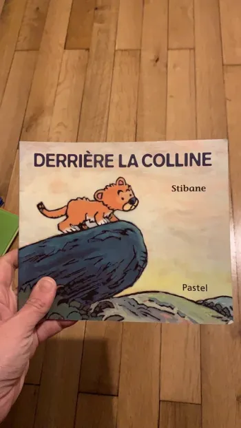 Livre enfant derrière la colline