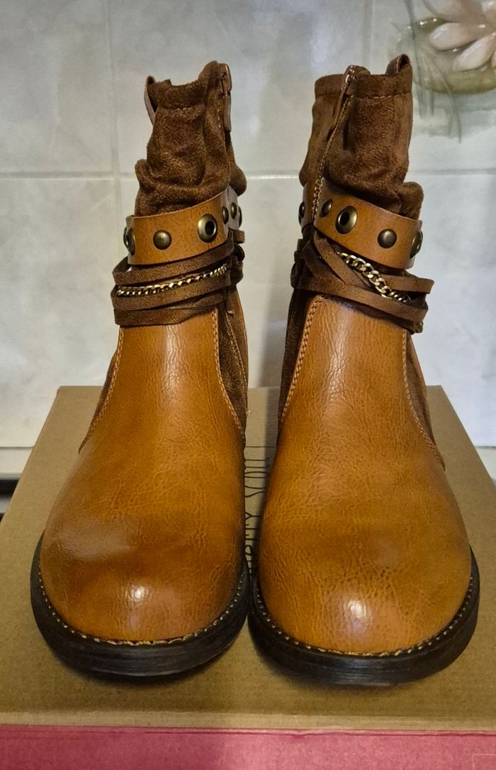 Bottines marrons P38 - photo numéro 4