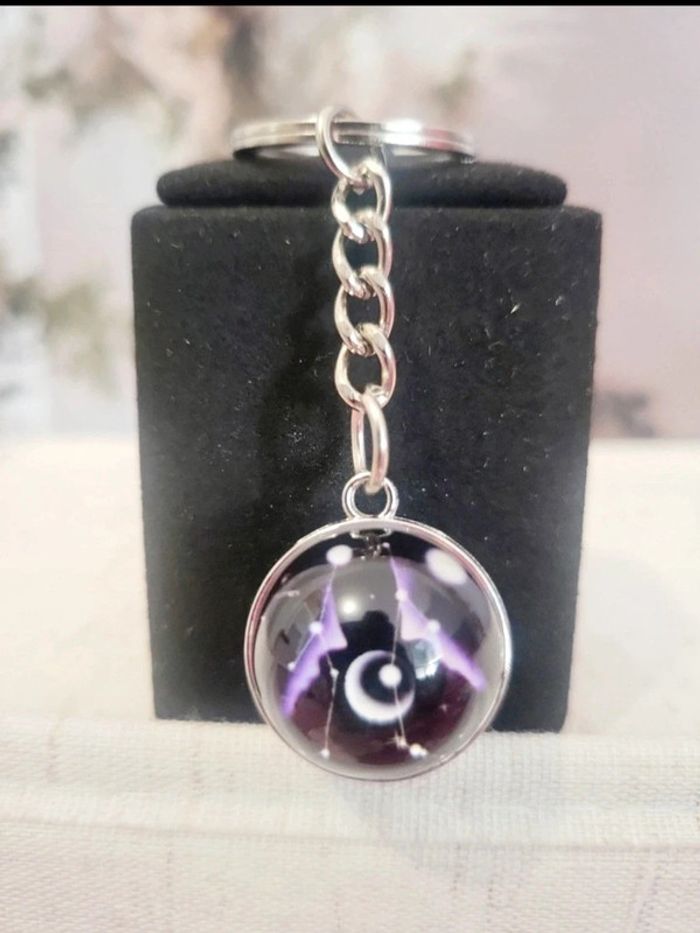 Porte-clés Constellation Gémeaux – Signe astrologique en 3D - photo numéro 2