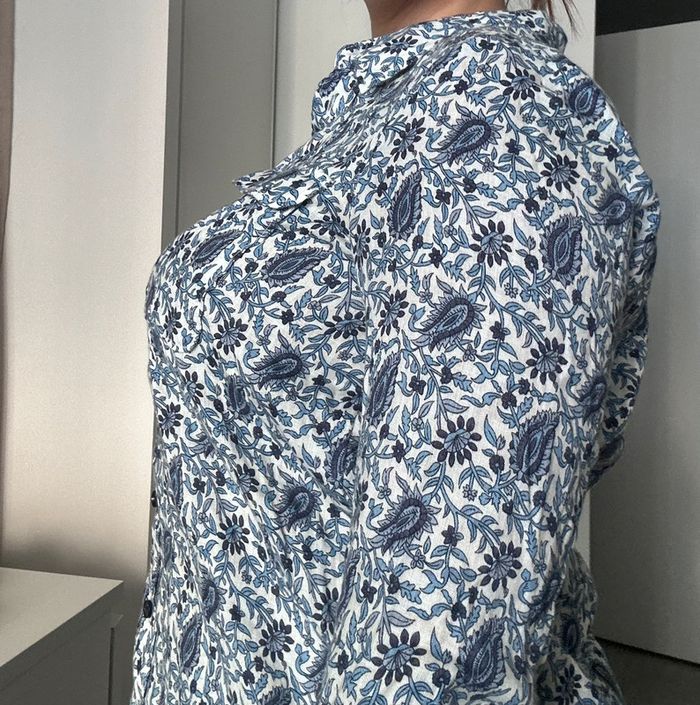 Chemise 100% lin à motifs – Monoprix – Taille 38 - photo numéro 5