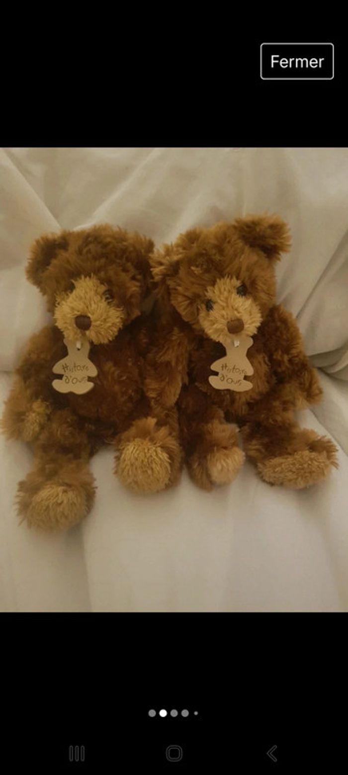 Ours en peluche teddy bear vintage
Histoire d'ours 22 cm - photo numéro 3