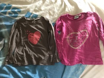 Hauts manches longues fille 2 ans