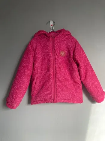 Manteau hiver rose fille Zeeman 5 ans – Très bon état