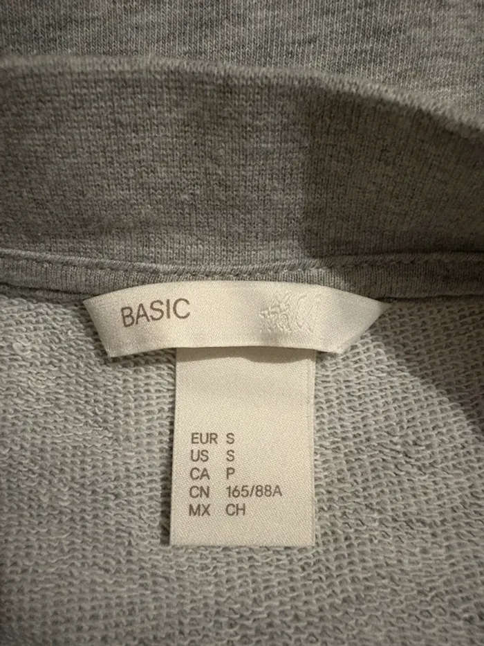 Sweat gris basique H&M – Taille S - photo numéro 3