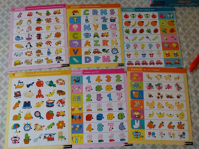 Jeu Électro Lettres & Chiffres Nathan + Stylo – Jeu éducatif - photo numéro 4