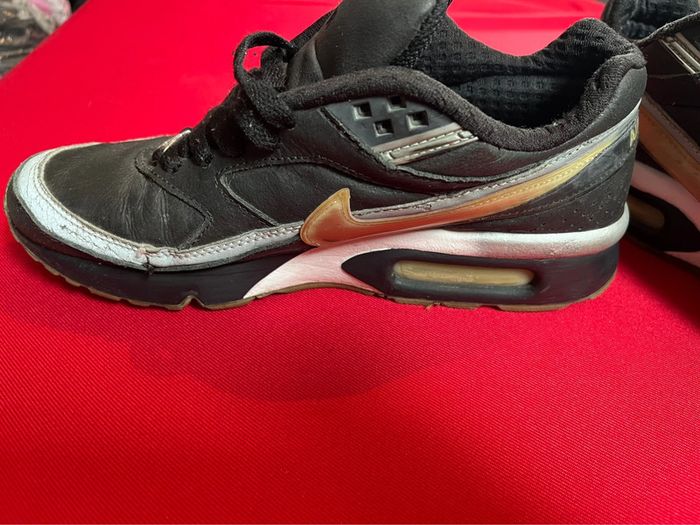 Baskets chaussures Nike Air Max rétro vintage 38.5 noir gris - photo numéro 5