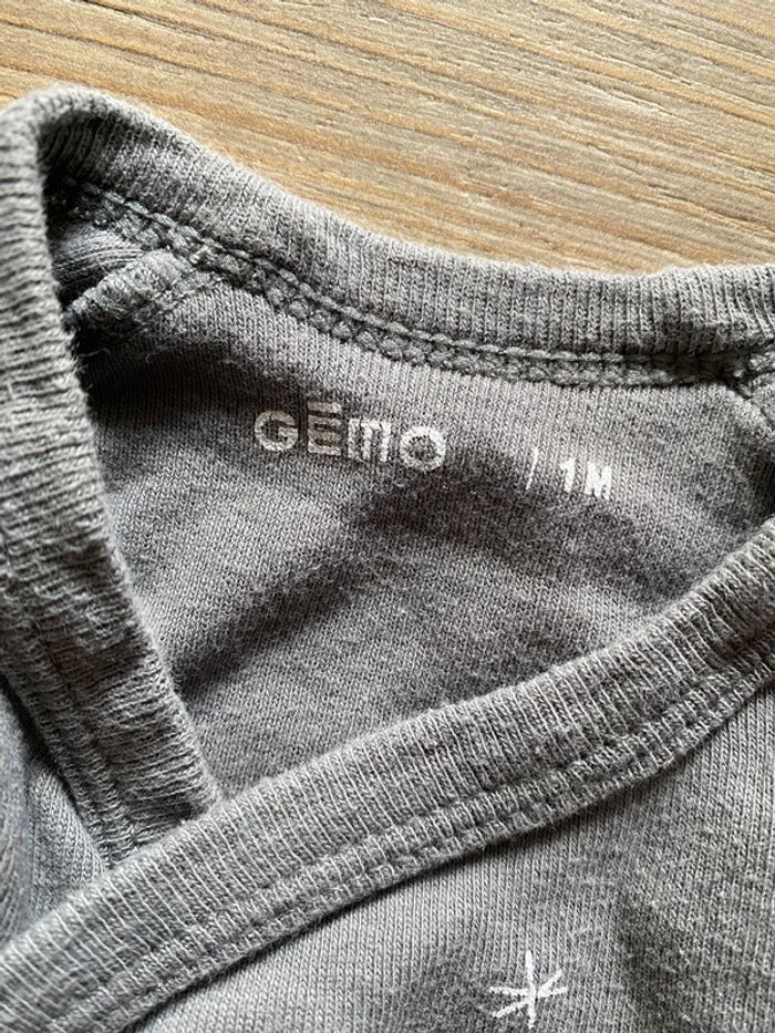 Body gris Mamounette 1 mois gémo - photo numéro 4