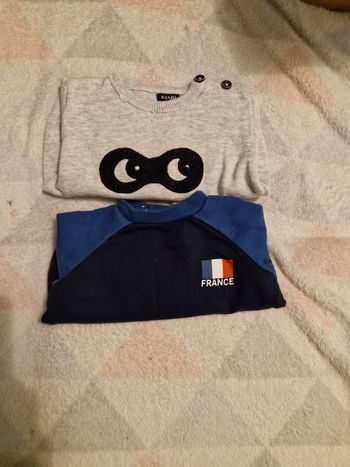 Lot 2 pull 6 mois