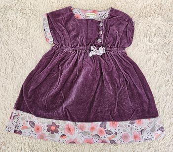 Robe en velours 3 ans