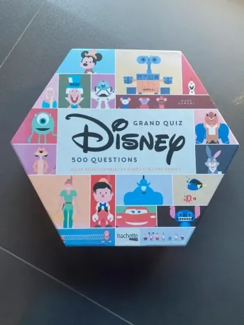 Grand quizz Disney 500 questions pour redécouvrir les chefs-d’œuvre Disney