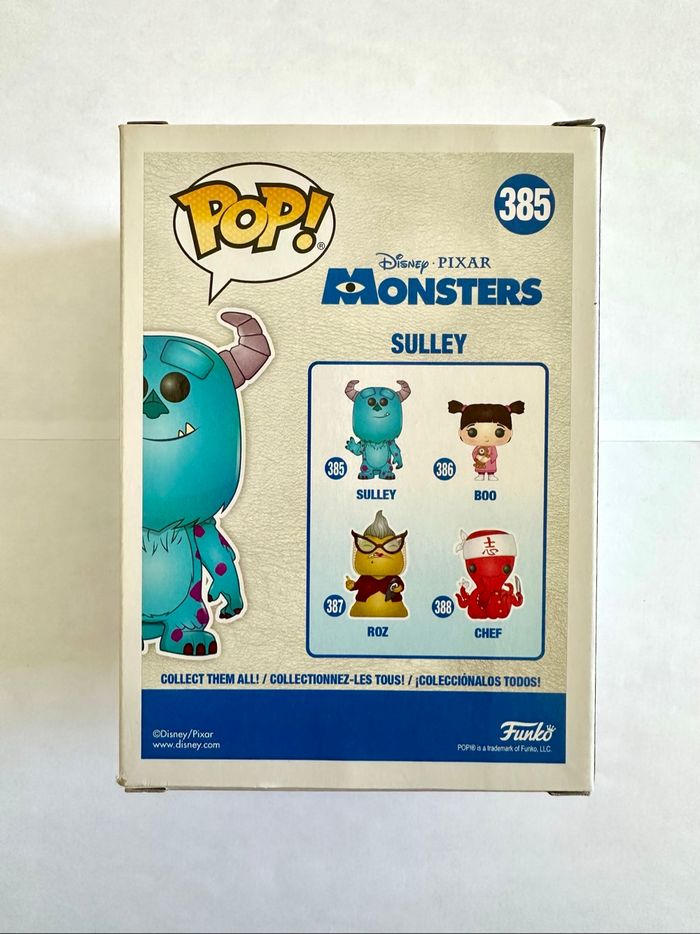 Figurine Funko Pop Sulley numéro 385 Monsters Disney Pixar - photo numéro 3
