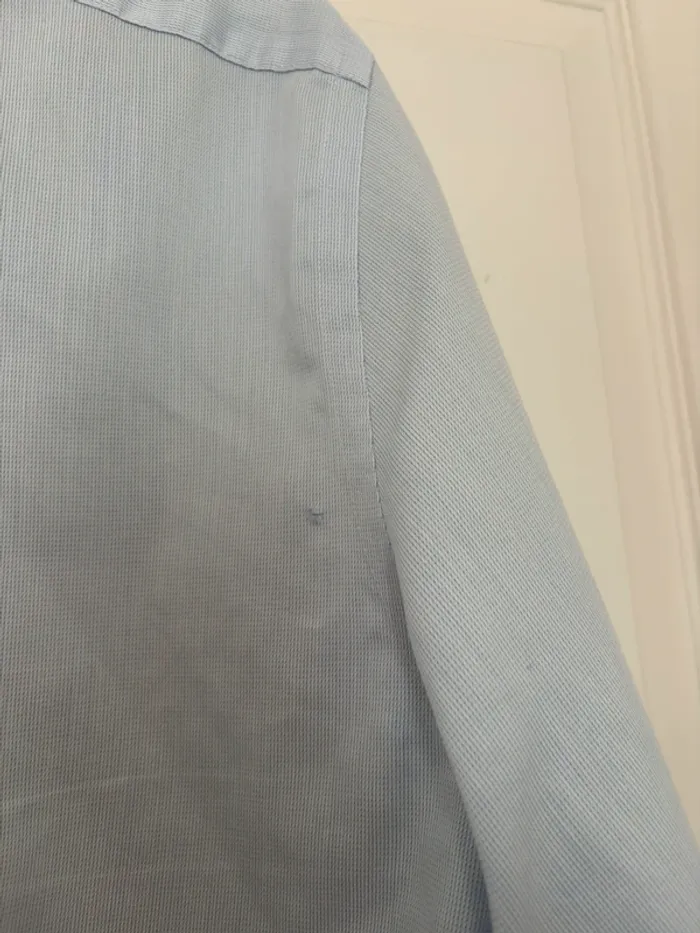 Chemise bleu clair Slim fit Celio taille M - photo numéro 8