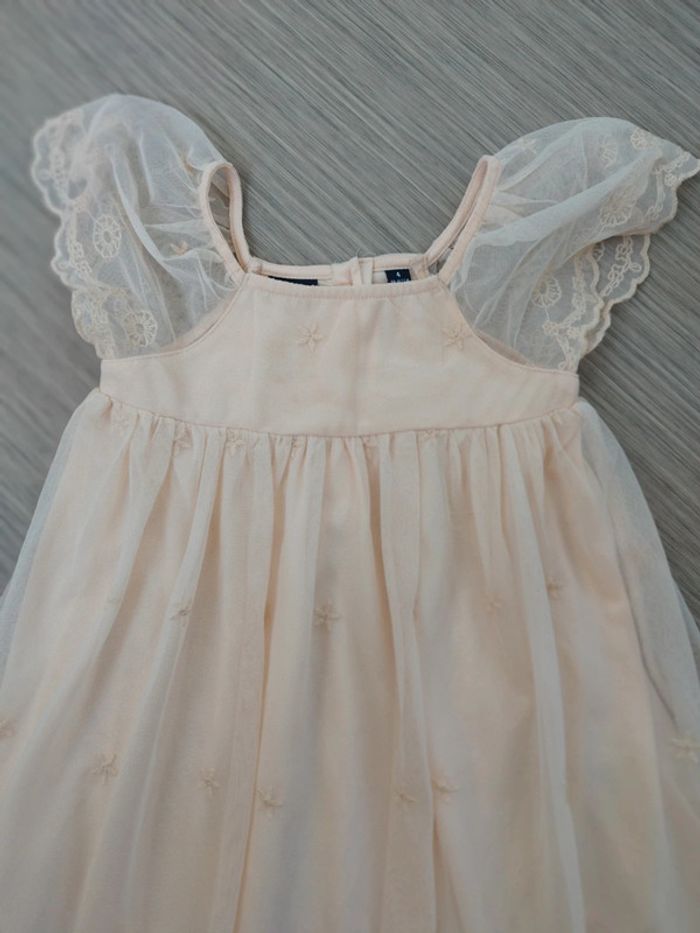 Robe beige fille taille 4 ans - photo numéro 3