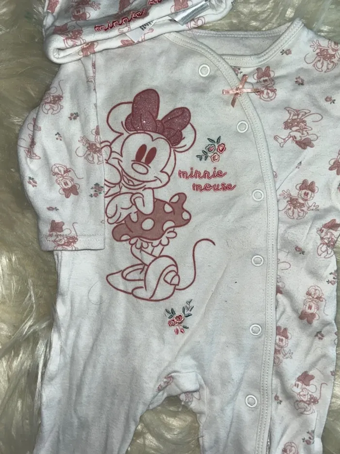 Pyjama Minnie avec bonnet - photo numéro 2
