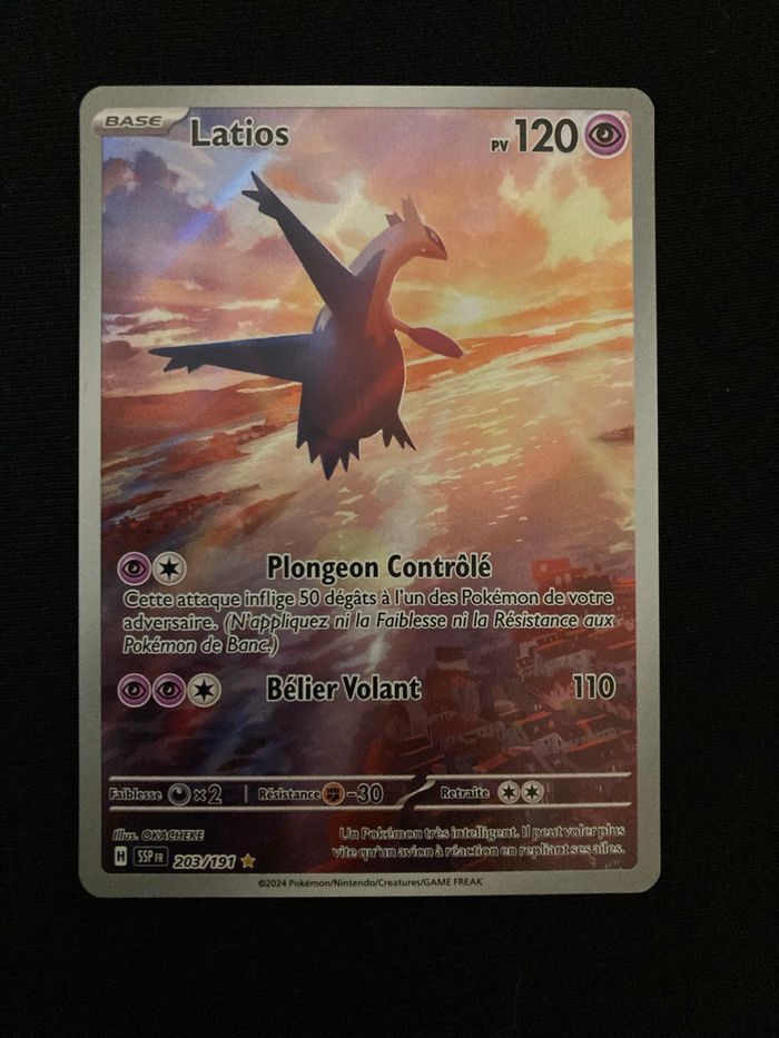 Carte Pokémon Latios NM FR