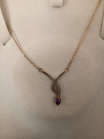 Collier plaqué or.