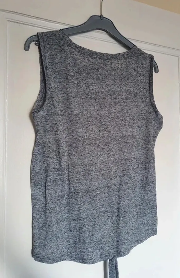 débardeur gris moucheté XS - photo numéro 3