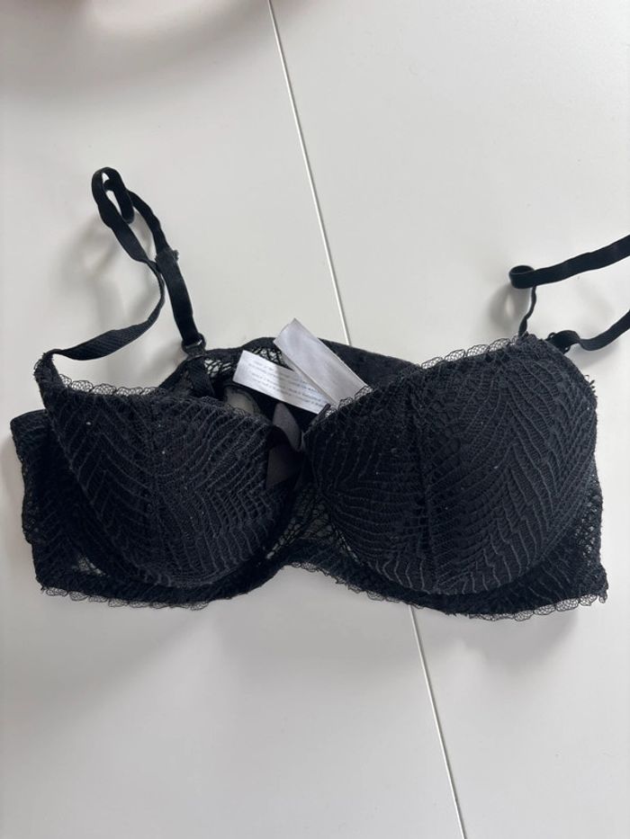 Soutien-gorge noir dentelle Princesse tam-tam– Taille 85B