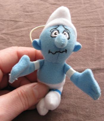 schtroumpf mini peluche