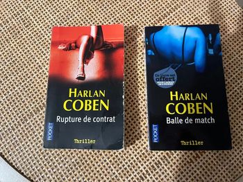 2 livres Harlan Coben Rupture de contrat et balle de match