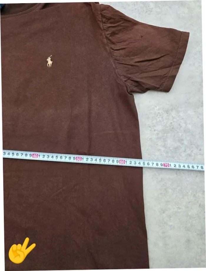 T-shirt Ralph Lauren XXL coupe col rond bleu Homme Men tee19b - photo numéro 6