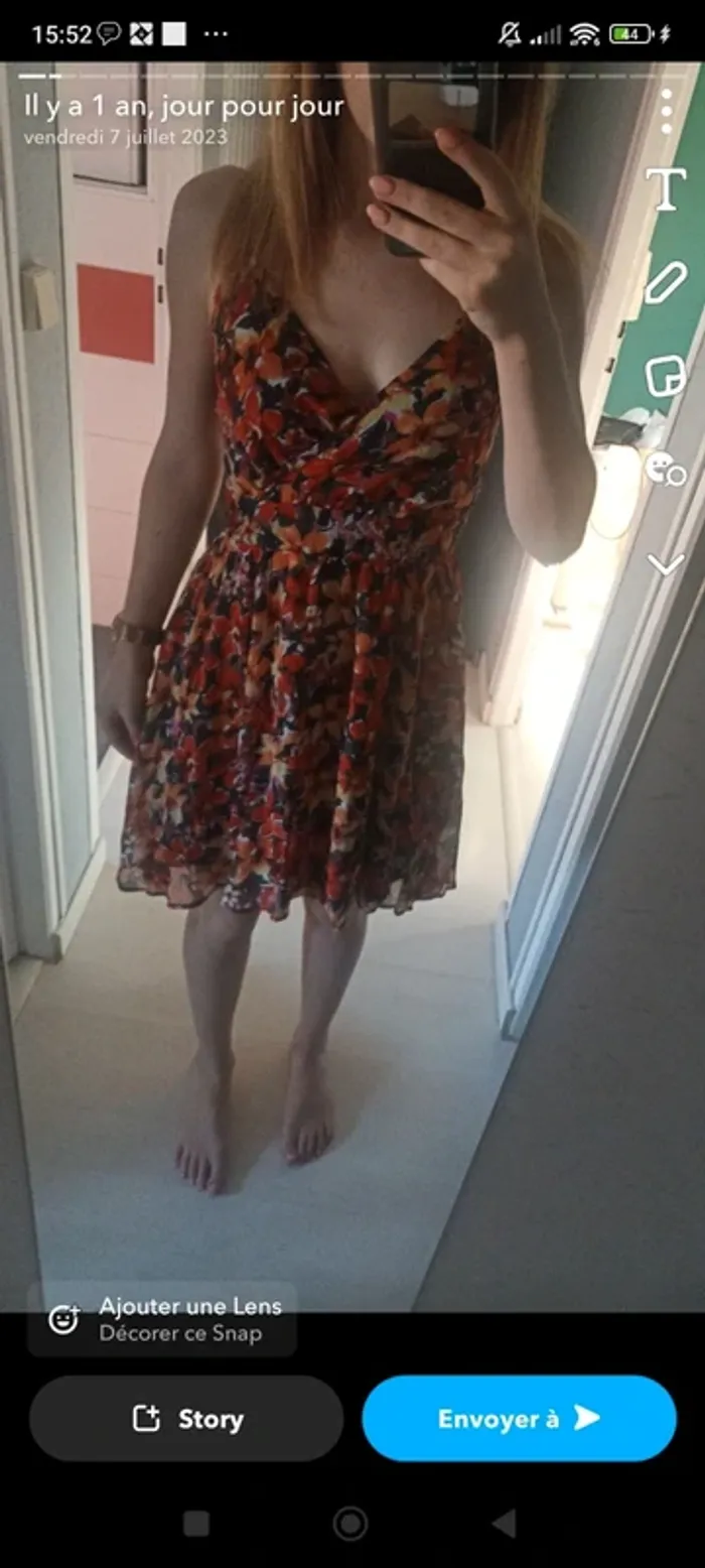 Robe fleurie
