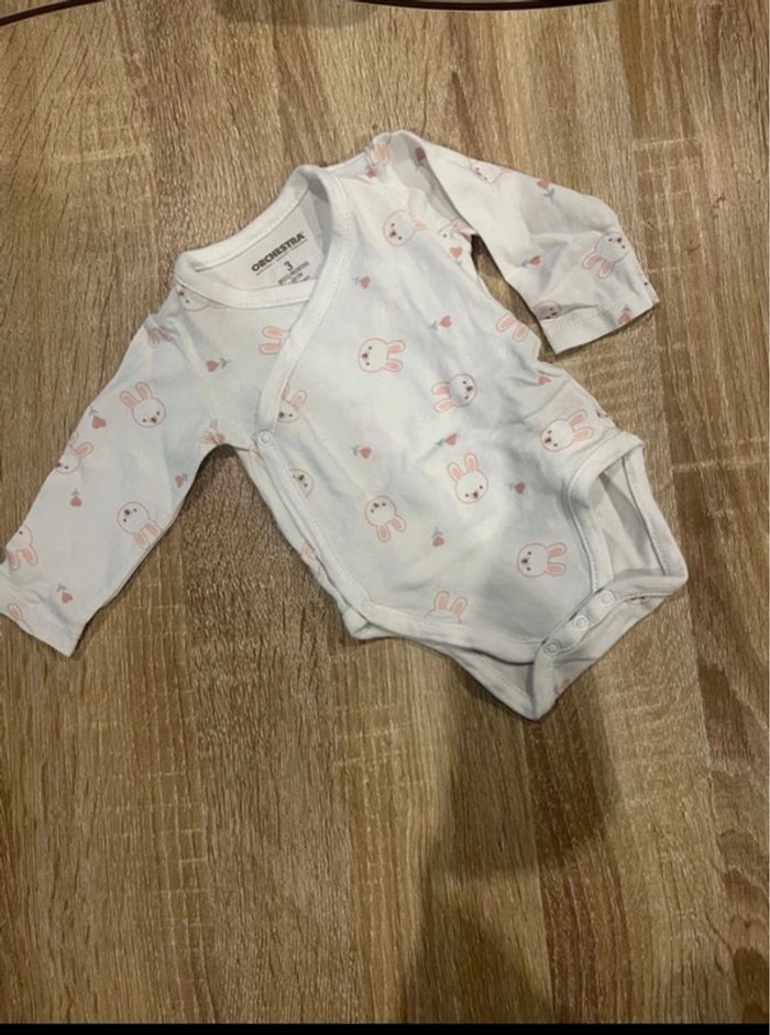 Lot bodys 🐰 bébé fille 3 mois Orchestra - photo numéro 2