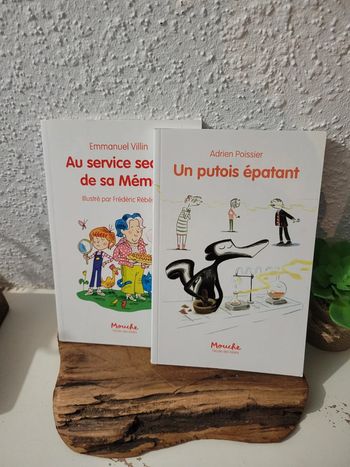 Lot de 2 livres enfants lecture - L'école des loisirs