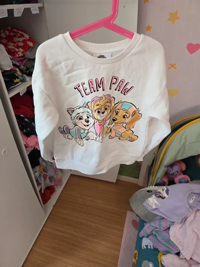 Pull pat patrouille taille 8 ans - photo numéro 2