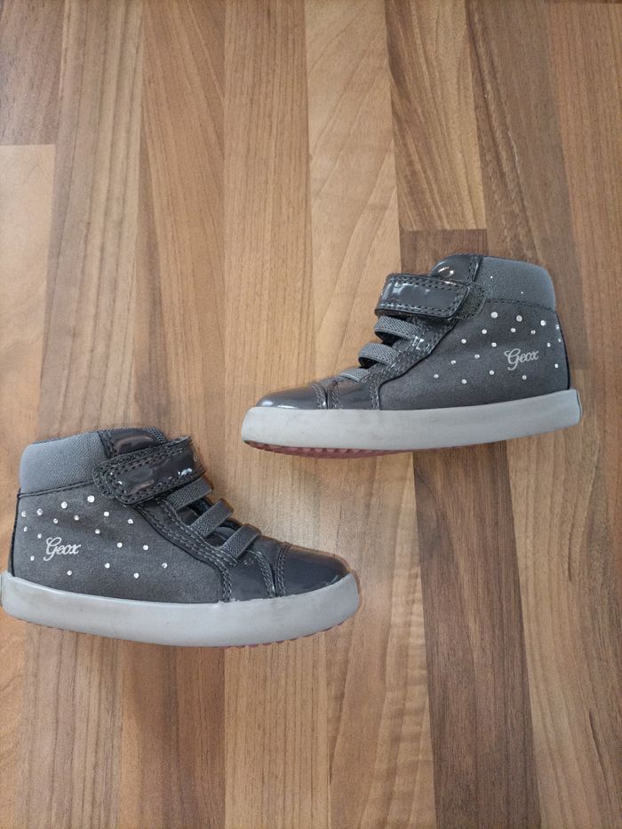 Jolies bottines grises à strass Geox 21 - photo numéro 3