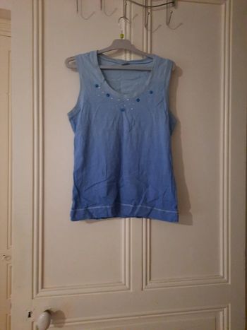 Debardeur dégradé bleu