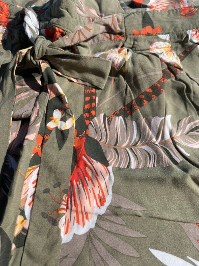 Shirt kaki fleuri Pimkie - photo numéro 2