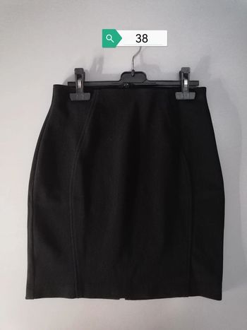 Jupe noire d'hiver effet sweat Promod 38