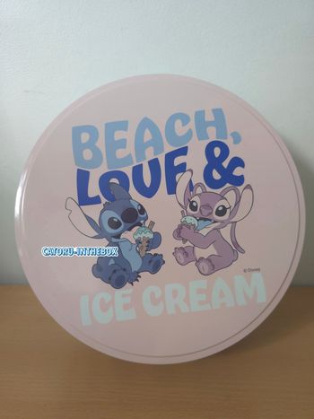 Boite de rangement / Storage box Disney Stitch & Angel