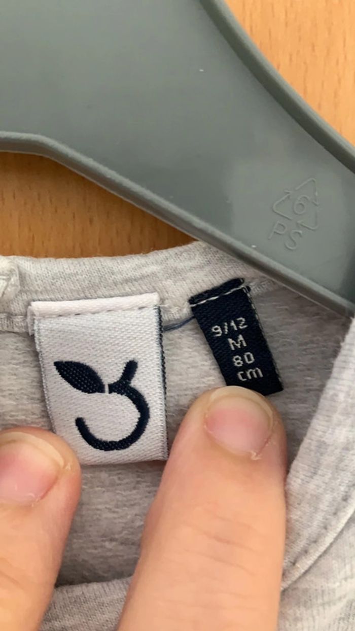 Robe manches longues « lune » 9 / 12 mois - photo numéro 5