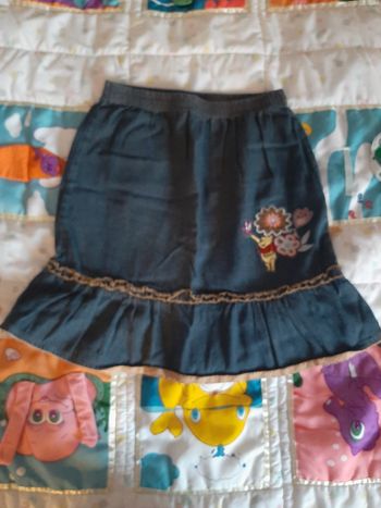 Jupe jeans disney winnie l'ourson
