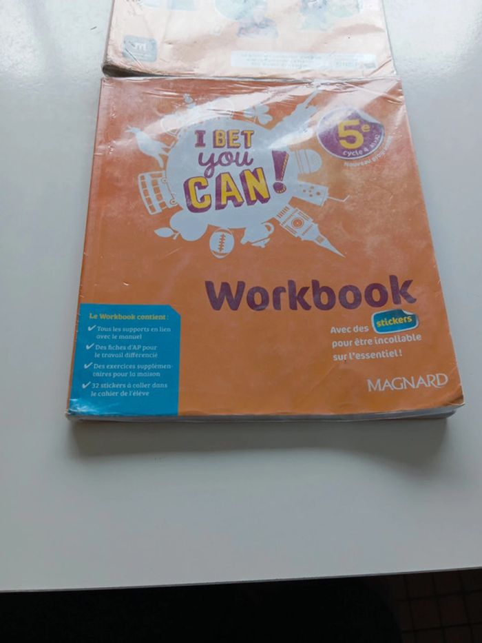 Livre d'exercice workbook i bet  you can