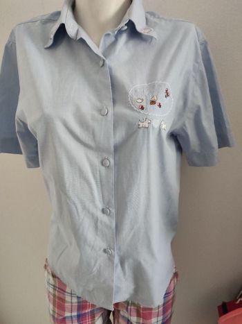 #kytieLfemme. Chemise manches courtes taille L