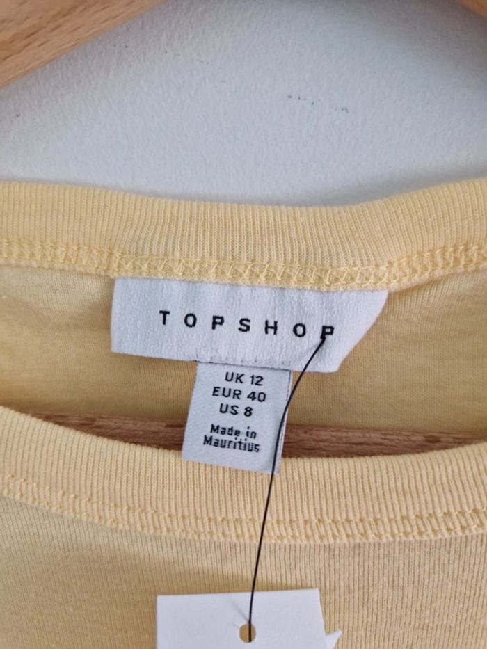 Joli crop top Topshop taille 40 neuf avec étiquette - photo numéro 3