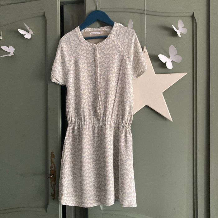 Robe fleurie verte