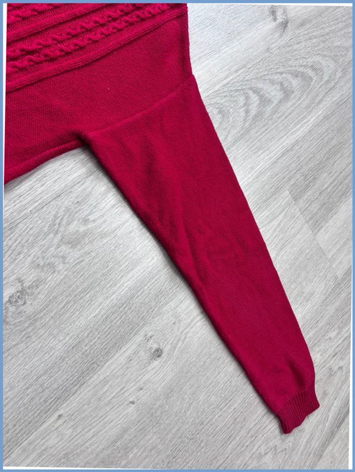 Pull femme torsadé Chaps Rouge Taille L - photo numéro 15