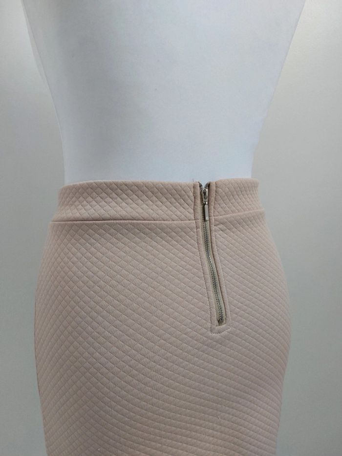 Mini jupe beige neuve sans étiquette taille élastique 36 - photo numéro 4